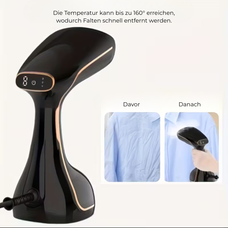 LemoraSteam - Der handliche Dampfglätter für perfekte Glätte in Sekunden