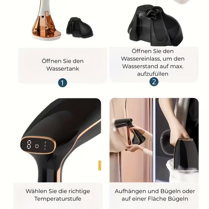 LemoraSteam - Der handliche Dampfglätter für perfekte Glätte in Sekunden